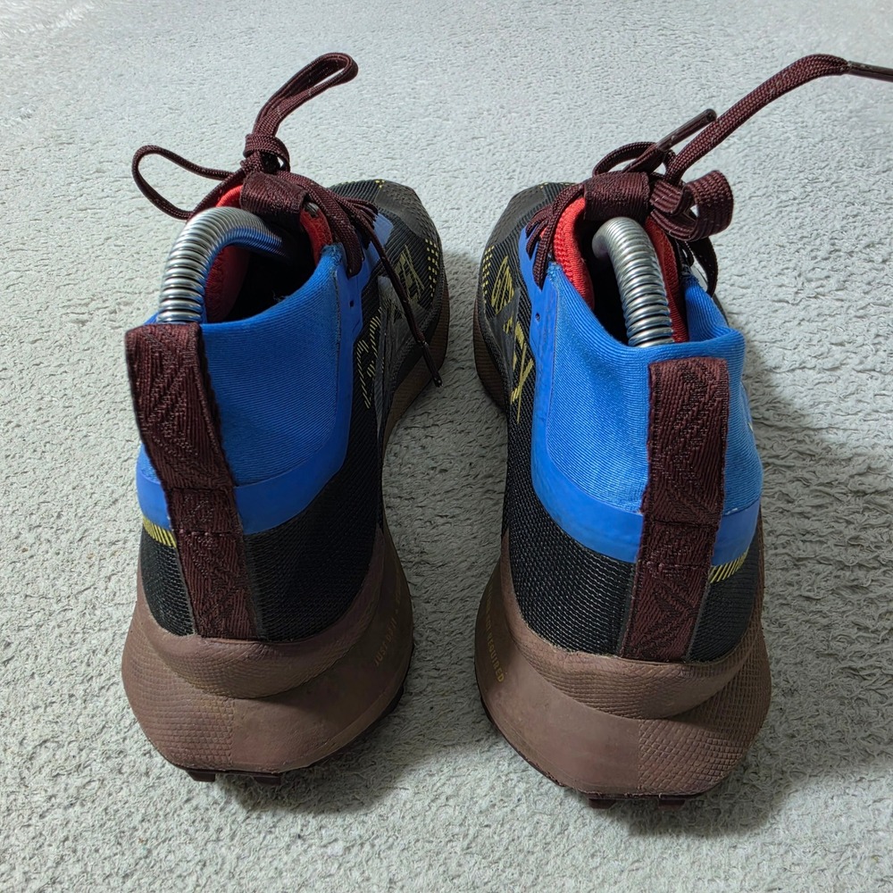 Nike Pegasus Trail 4 GORE-TEX Women 7.5 Black Blue Waterproof Running Shoes - Picture 5 of 9